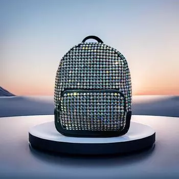 Модный мини-рюкзак, роскошный бренд, дизайнерская сумка, легкий женский кожаный рюкзак, индивидуальный рюкзак со стразами