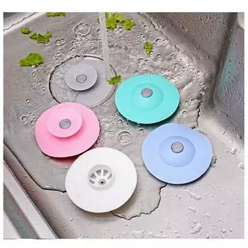 Модный многофункциональный фильтр для пола с защитой от запаха, утолщенный, аксессуары для ванной комнаты, принадлежности для ванной комнаты, сливной клапан, тип нажатия, невидимое уплотнение, полукруг Random Color