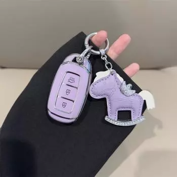 Модный мягкий чехол для автомобильного ключа из ТПУ с полным покрытием для Hyundai I30 IX35 Santa Encino KONA Solaris Azera Grandeur Elantra Accent Fe