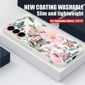 Модный мягкий чехол для телефона Samsung S24 Ultra S23 FE S22 Plus S21 S20 A23 A54 A34 A14 A13 A32 A52 A72 A71 A51 Note 20 Ultra S10, противоударный чехол из ТПУ Samsung S24 зелёный/чёрный