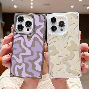 Модный мягкий чехол TPU с рисунком в виде звезд и полос для iPhone 16 Pro Max 15 Plus 14 Pro 13 12 11, прозрачный, ударопрочный, прозрачный, тонкий чехол для телефона iPhone 16