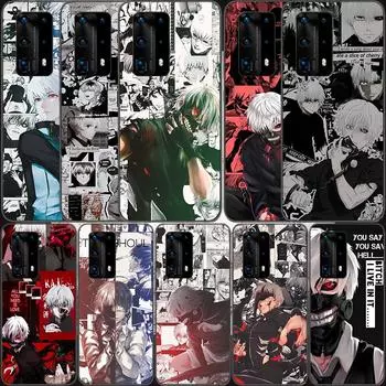 Модный мягкий прозрачный чехол для телефона с аниме «Токийский гуль» для Huawei P30 Lite P10 P20 P40 P50 Pro Mate 40 Pro 30 20 10 Lite, силиконовый чехол Huawei P40