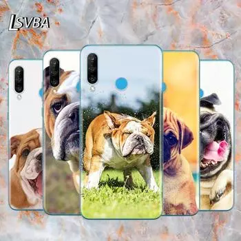 Модный мягкий силиконовый чехол из ТПУ с изображением мопсов для собак Huawei P40 P30 P20 Pro P10 P9 P8 Lite E Plus 2019 2017, чехол для телефона P8 Lite 2016
