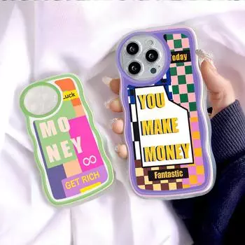 Модный мягкий волнистый чехол для телефона с рисунком из мультфильма, защита камеры, противоударный чехол для мобильного телефона Vivo Vivo V25E