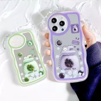 Модный мягкий волнистый чехол для телефона с рисунком из мультфильма, защита камеры, противоударный чехол для мобильного телефона Vivo Vivo V23E