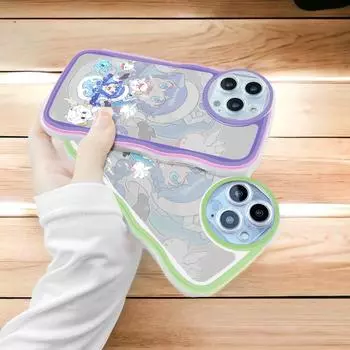 Модный мягкий волнистый чехол для телефона с мультяшным узором, защита камеры, противоударный чехол для мобильного телефона Xiaomi Poco Redmi Redmi Note 12 Pro 4G