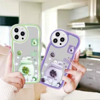 Модный мягкий волнистый чехол для телефона с мультяшным узором, защита камеры, противоударный чехол для мобильного телефона Xiaomi Poco Redmi Redmi Note 11S