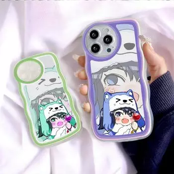 Модный мягкий волнистый чехол для телефона с рисунком из мультфильма, защита камеры, противоударный чехол для мобильного телефона Vivo Vivo Y52 5G