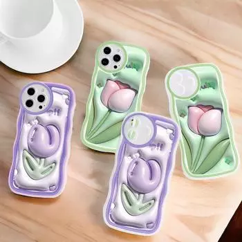 Модный мягкий волнистый чехол для телефона с мультяшным узором, защита камеры, противоударный чехол для мобильного телефона Huawei Honor iPhone Infinix Tecno Itel iPhone 7
