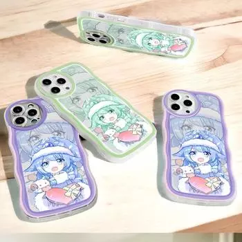 Модный мягкий волнистый чехол для телефона с мультяшным узором, защита камеры, противоударный чехол для мобильного телефона OPPO Realme OnePlus OPPO F23 5G