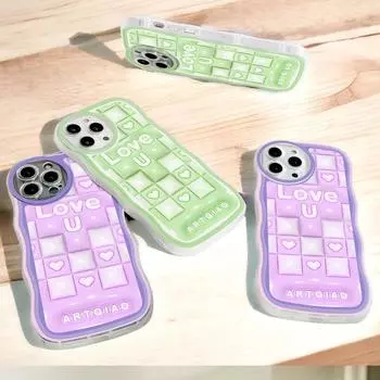 Модный мягкий волнистый чехол для телефона с мультяшным узором, защита камеры, противоударный чехол для мобильного телефона OPPO Realme OnePlus OPPO Reno5