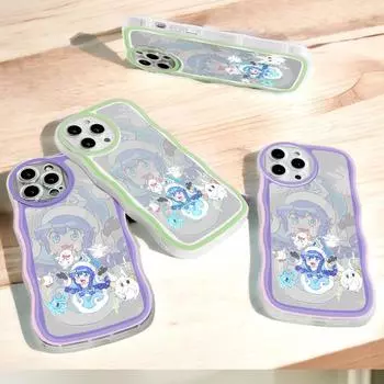 Модный мягкий волнистый чехол для телефона с мультяшным узором, защита камеры, противоударный чехол для мобильного телефона OPPO Realme OnePlus OPPO A54S