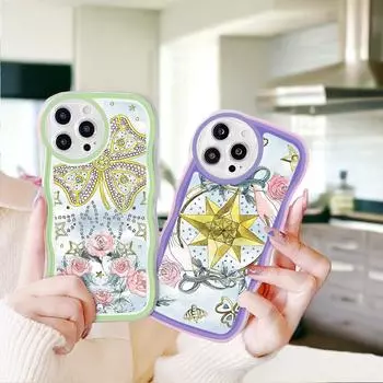 Модный мягкий волнистый чехол для телефона с мультяшным узором, защита камеры, противоударный чехол для мобильного телефона Xiaomi Poco Redmi Redmi 4A