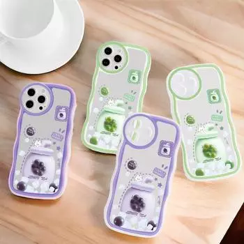 Модный мягкий волнистый чехол для телефона с мультяшным узором, защита камеры, противоударный чехол для мобильного телефона Huawei Honor iPhone Infinix Tecno Itel Infinix GT 10 Pro