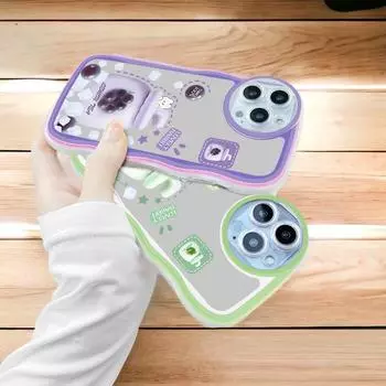 Модный мягкий волнистый чехол для телефона с мультяшным узором, защита камеры, противоударный чехол для мобильного телефона Samsung Samsung A12