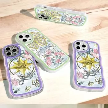 Модный мягкий волнистый чехол для телефона с мультяшным узором, защита камеры, противоударный чехол для мобильного телефона OPPO Realme OnePlus Realme Narzo 50A Prime