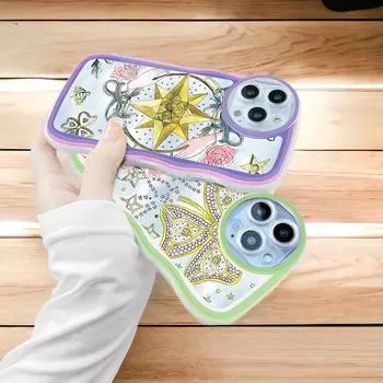 Модный мягкий волнистый чехол для телефона с мультяшным узором, защита камеры, противоударный чехол для мобильного телефона Samsung Samsung M62