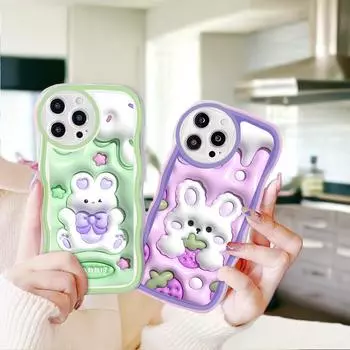 Модный мягкий волнистый чехол для телефона с мультяшным узором, защита камеры, противоударный чехол для мобильного телефона Xiaomi Poco Redmi Redmi 11 Prime 5G