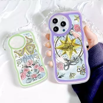 Модный мягкий волнистый чехол для телефона с рисунком из мультфильма, защита камеры, противоударный чехол для мобильного телефона Vivo Vivo Y11 2023