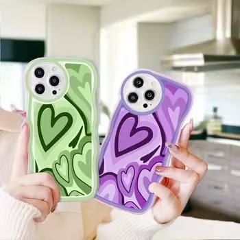 Модный мягкий волнистый чехол для телефона с мультяшным узором, защита камеры, противоударный чехол для мобильного телефона Xiaomi Poco Redmi Redmi Note 7 Pro