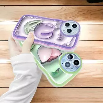 Модный мягкий волнистый чехол для телефона с мультяшным узором, защита камеры, противоударный чехол для мобильного телефона Samsung Samsung A31