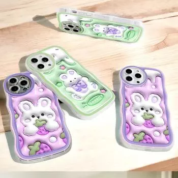 Модный мягкий волнистый чехол для телефона с мультяшным узором, защита камеры, противоударный чехол для мобильного телефона OPPO Realme OnePlus OPPO A92