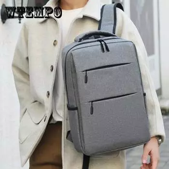 Модный мужской и женский рюкзак для зарядки, 14-дюймовый рюкзак для ноутбука, деловой рюкзак, дорожная школьная сумка