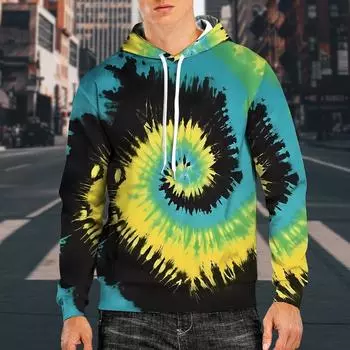 Модный мужской свитер с капюшоном с 3D-принтом, новые удобные топы, винтажные мужские, для взрослых, для макияжа, вечеринок, повседневные, на каждый день S