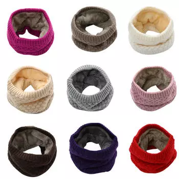 Модный мужской зимний теплый шарф Wome Bufanda, вязаный воротник толщины