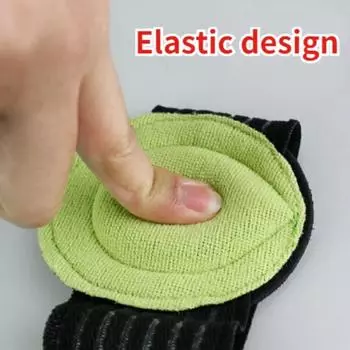 Модный нейтральный свод стопы, плоская поддержка, амортизация, чехол для стопы, высокий свод, поперечный свод, коррекция, спортивный бандаж зелёный