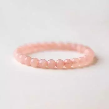 Модный нежный турмалиновый браслет ручной работы из бисера для женщин и девочек, изысканный эластичный браслет из веревки, креативное кольцо из бисера, подарки A22