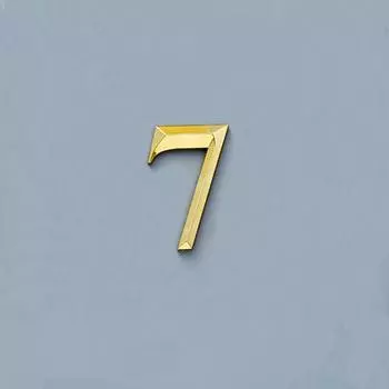 Модный номерной знак на дверь, адрес, современный номер, вечеринка, цифры, наклейка, знак, дом, отель, дом, жизнь 50*30*8mm/9 золотой