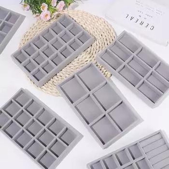 Модный новый дизайн держатель для сережек ювелирные аксессуары браслеты кольца хранение вращающаяся шкатулка для ювелирных изделий 1 серый