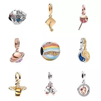 Модный новый кулон в виде ракушки Русалочки из бисера, подарок, сделай сам, свободные бусины