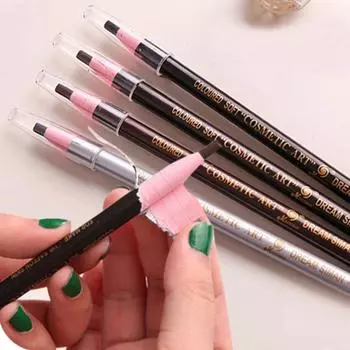 Модный однолинейный карандаш для бровей кофейный