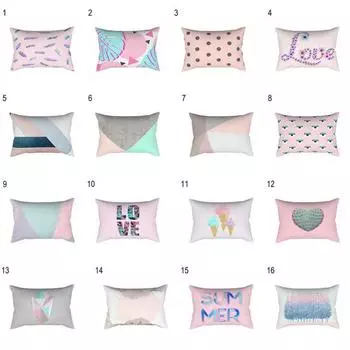 Модный печатный прямоугольный наволочка для дивана-кровати, домашний декор