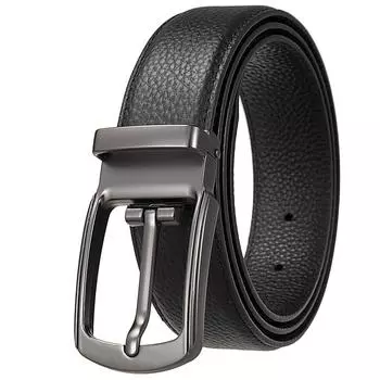 Модный перфорированный ремень, ремень из коровьей кожи первого слоя, мужской ремень с пряжкой Ly35-25934-5 110-130CM