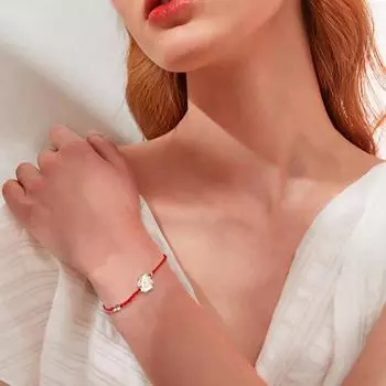 Модный плетеный браслет-бабочка-лотос, ретро-женский цветочный браслет, подарок на вечеринку