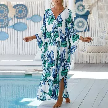 Модный пляжный бикини-купальник, верхняя одежда, пляжное платье, купальник, накидка, куртка One Size