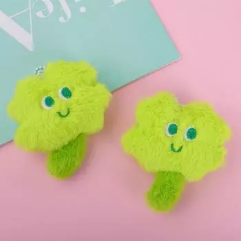 Модный плюшевый брелок Lucky Grass, мультяшный четырехлистный клевер, брелок, подвеска, изысканный рюкзак, украшения, аксессуары, подарки onesize