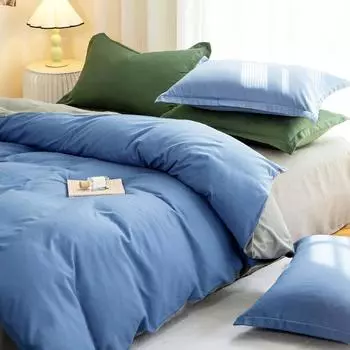 Модный полиэстеровый однотонный простынь, пододеяльник, комплект, односпальная кровать, размер двуспальной кровати, подходит для кожи, можно стирать в стиральной машине 150x200cmFlat Sheet