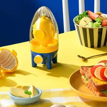 Модный портативный многоразовый креативный скремблер яичного желтка без бисфенола А для барного скремблера яиц жёлтый