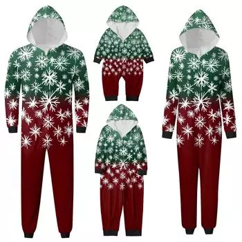 Модный принт, комплект одежды для родителей и детей, с капюшоном, на молнии, модный домашний костюм 9 Months