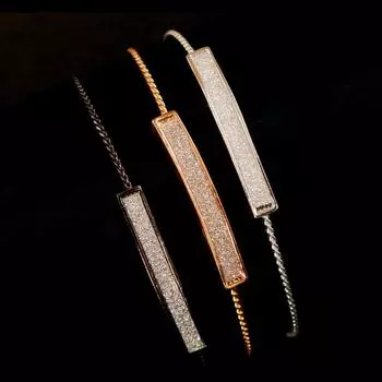 Модный простой блестящий браслет-цепочка для женщин, минималистичный регулируемый браслет-подвеска для свадебной вечеринки, ювелирные изделия, подарок для девушки