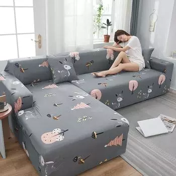 Модный простой чехол для дивана с геометрическим принтом, чехол для кресла, эластичный секционный чехол для дивана, чехол для углового дивана, 1/2/3/4 местный 1 seat