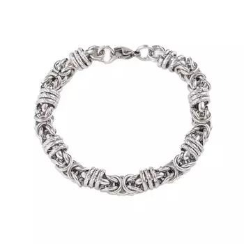 Модный, простой и персонализированный браслет «четыре в одном» из титановой стали с изогнутым магнитом из углеродного волокна для мужчин 19CM