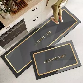 Модный простой кухонный коврик в скандинавском стиле, ковер для дома, современный домашний декор 40cm*60cm+40cm*120cm