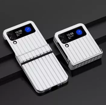 Модный простой противоударный складной чехол для Samsung Galaxy Z Flip3 Flip 3 5g с защитой от царапин чехол для Samsung Z Flip 3 5g Capa for Galaxy Z Flip 3 чёрный