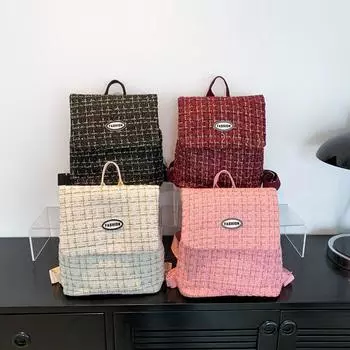 Модный простой рюкзак большой емкости, новый модный женский небольшой рюкзак для поездок на работу, повседневная школьная сумка для студентов