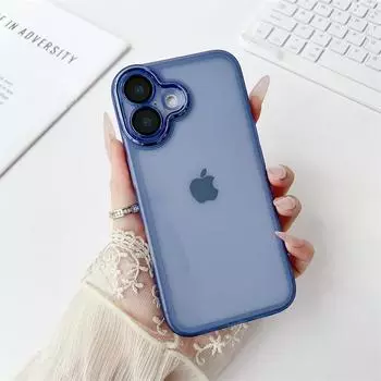 Модный прозрачный металлический чехол для iPhone 16 15 14 13 12 11 Pro Max, прозрачная защита линз, противоударный мягкий чехол для iPhone XR XS 7 8Plus SE iPhone 16 Pro Max белый